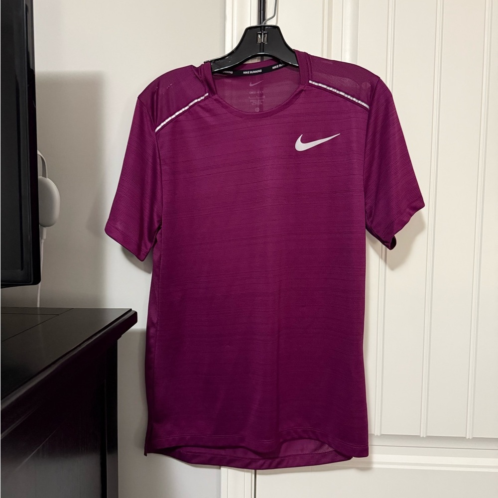 Nike running dri-fit dark purple. Size small
